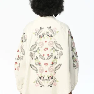 Kimono Blanc Cerise