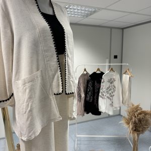 Ensemble Beige Brodé