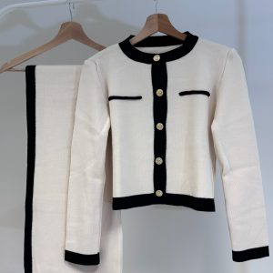 Ensemble écru gilet officier